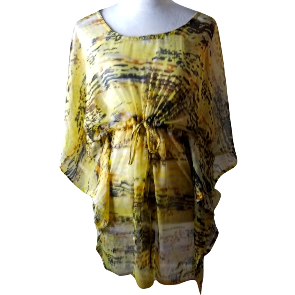 Sunflower Flowy One Size Sheer Overlay